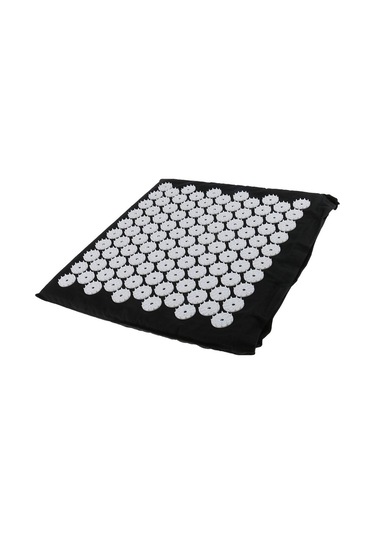 Homyl Acupressure Masaj Mat Kas Stres Giderici Koltuk Siyah