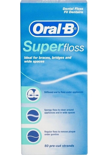 Oral-B Super Floss Diş İpi 50 Adet