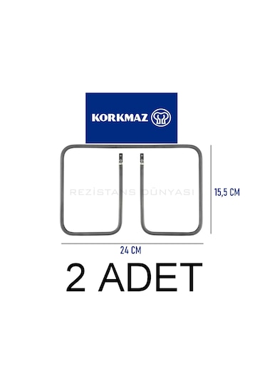 Korkmaz Marka Tost Makine Rezistansı 900w-110v 2adeet