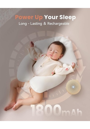 Dreamegg Beyaz Gürültü Makinesi - 21 Rahatlatıcı Ses - Açık Haki