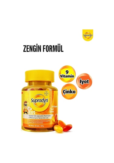Supradyn Kids Multivitamin 60 Tablet