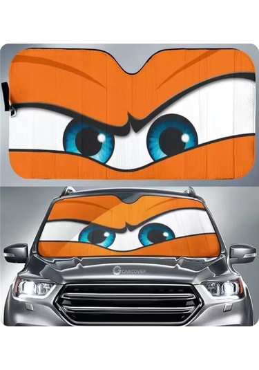 Goldenqian Moda Araba Ön Pencere Siperliği 70x130 Cm Güneşlik Güneş Koruyucu Perde Güneş Şemsiyeleri Reflektör Anti Uv Koruyucu Nazar 10