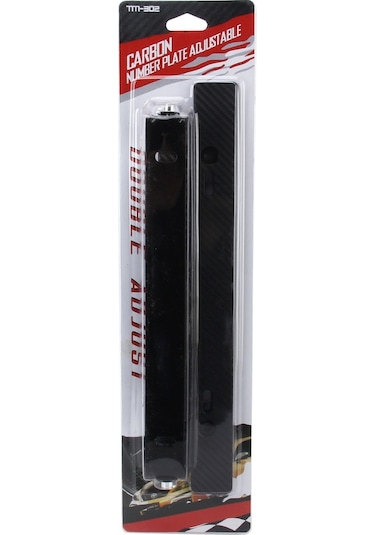 Araba Ehliyeti Çift Ayarlamak Karbon Numara Plakası Ayarlanabilir Karbon Kurşun Plaka Çerçeve Tutucu Evrensel Plaka Tutucu Araba Aksesuarları