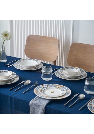 Karaca Forever Bone Vase 24 Parça 6 Kişilik Yemek Takımı Renkli