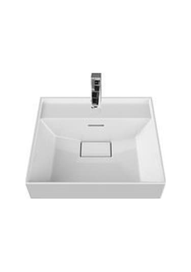Turkuaz Seramik Cerastyle 48 x 48 CM Etajer Uyumlu Sharp Damlalıklı Lavabo