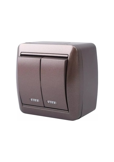 Tdmelectric Dış Mekan Aydınlatmalı Çift Anahtarlı Anahtar 213368876