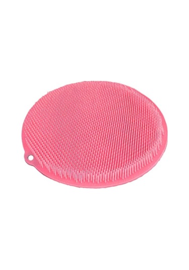 Yuvarlak Vantuzlu Banyo Sırt Kese Matı 26 Cm 4604 Siyah