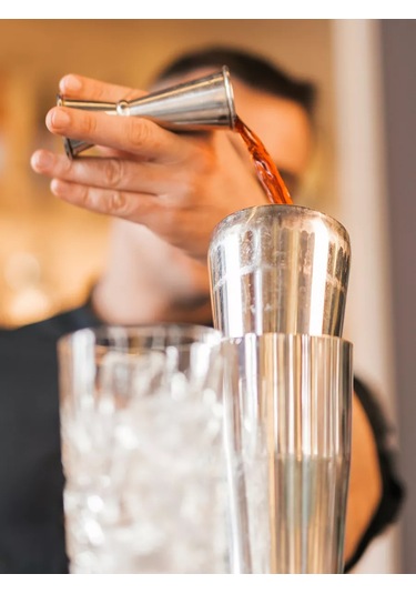 Maks Wıne Kokteyl Bar İçin Jigger Ölçü Kabı. 201719107 Gri