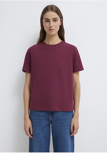Mavi - Bordo Basic Tişört 1600965-70393 Bordo