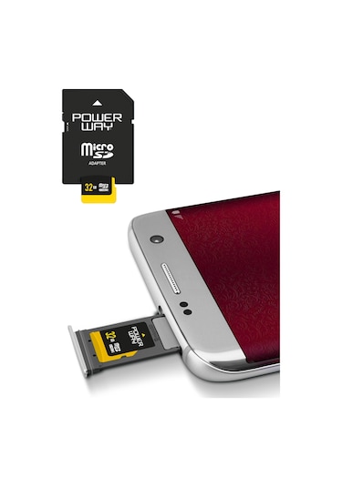 Powerway 32 GB MicroSDHC Hafiza Kartı + Adaptör