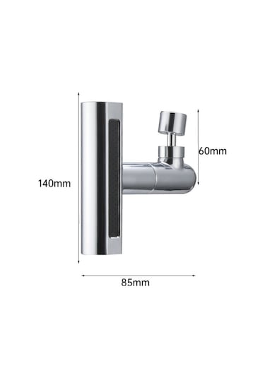 4 Fonksiyonlu Dönen Musluk Başı - Akıllı Musluk 4 Fonksiyonlu Gümüş