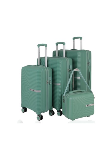 Mçs Polipropilen 4lü Valiz Seti V374 S24sy1000083-set 10426 Su Yeşili