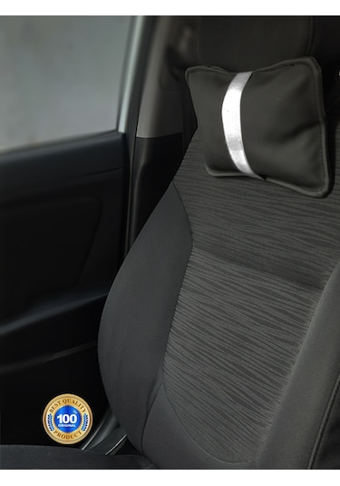 Audi A4 Oto Koltuk Boyun Yastığı Beyaz Şerit 2 Adetı3368