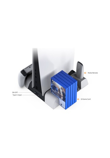 Ps5 Çok Fonksiyonlu Soğutma Standı Ps5 Fanlı Şarjlı Stand
