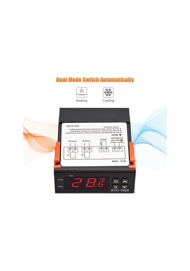 Ulzyvf Stc-1000 Akıllı Sıcaklık Kontrol Cihazı - Isıtma/soğutma Fonksiyonlu Termostat, Yüksek Hassasiyetli