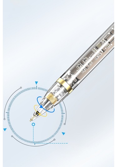 Earldom P5 Transparan Dokunmatik Stylus Kalem Beyaz M414