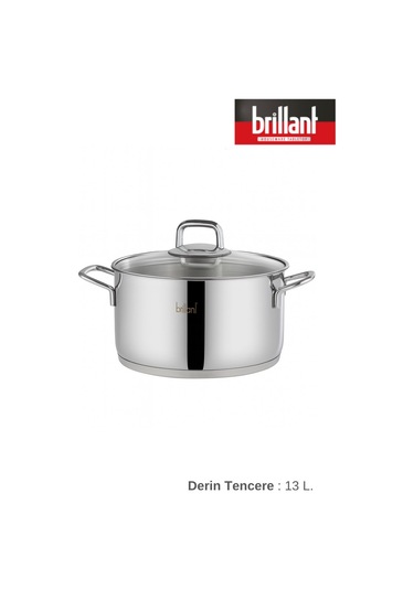 Queen Çelik Tencere 30 Cm Gümüş