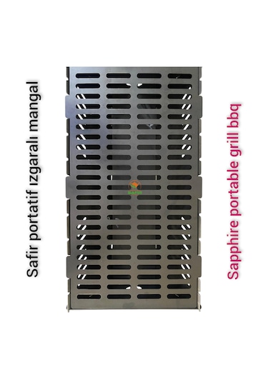 Safir Portatif Izgaralı Mangal Safir Sök-tak Mangal Ateş Çukuru