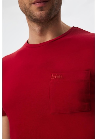 Lee Cooper Twıngo Erkek O Yaka Pike T Shırt Kırmızı 16115 Kırmızı