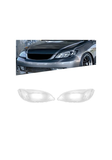 Synodicmonth Honda Civic 2003 2004 2005 İçin Araba Sağ Far Kabuğu Abajur Şeffaf Mercek Kapağı Far Kapağı