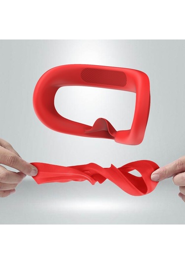 Oculus Quest 2 Kırmızı İçin Vr Gözlük Lensi Kabuk Kolu Koruyucu Kılıf