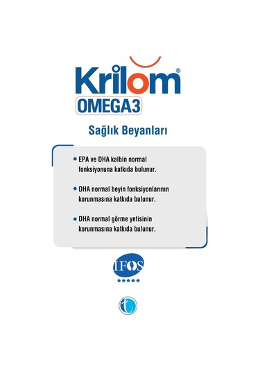 Krilom Omega 3 Balık Yağı 100 Yumuşak Kapsül