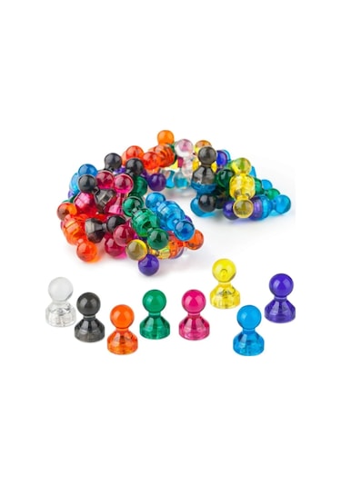 Ay Magnet 10 Adet Pano Mıknatısı - Güçlü Neodyum Miknatis - Pano