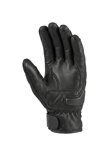 Motoanl Motosiklet Eldiveni Deri Full Koruma %100 Leder Motorcu Eldiven Siyah