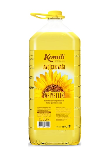 Komili Ayçiçek Yağı Dar Kapak Pet 5 L