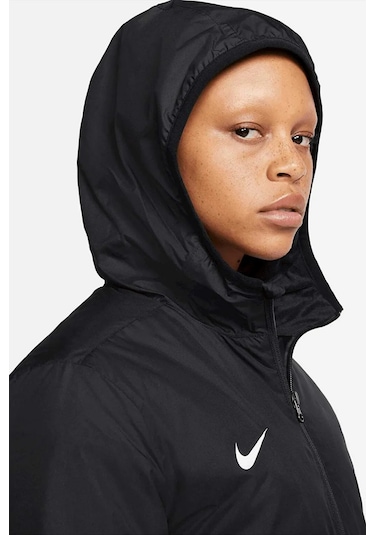 Nike W Nk Syn Fl Rpl Park20 Sdf Jkt Kadın Siyah Futbol Mont Dc8036-010 Siyah