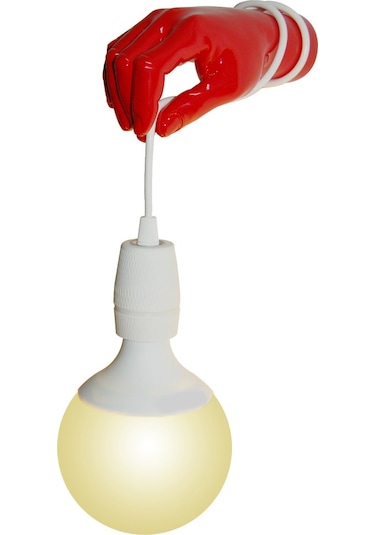 Antartidee Elde Asılı Duvar Lambası - Aplik / Illuminating Lamp Kırmızı