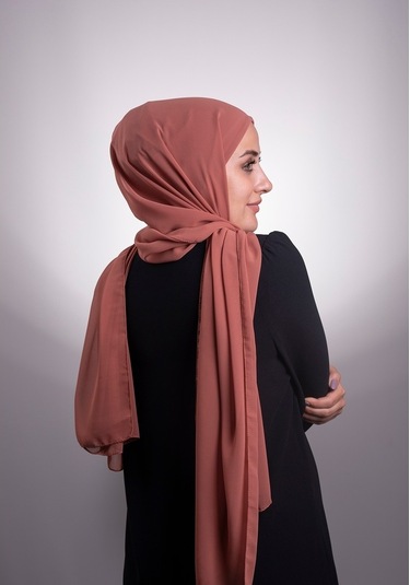 Taba Pratik Hazır Geçmeli Şal Şifon Boru Boneli 3001_33