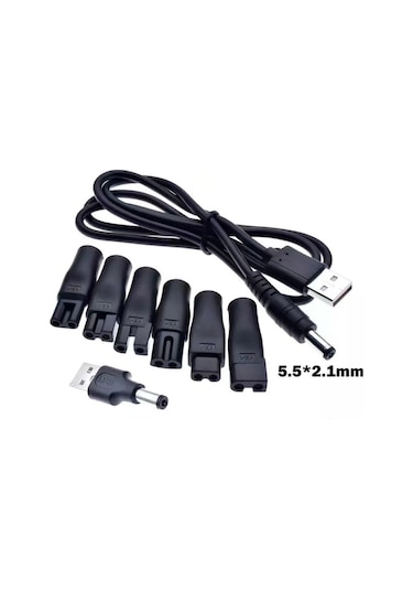 Mh-5v 6 Adet, 1 M Usb Şarj Cihazı Elektrikli Tıraş Makineleri Ve Jiletler İçin