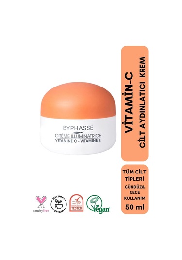 Byphasse Vitamin-C Skin Booster Aydınlatıcı Cilt Bakım Kremi 50 ML