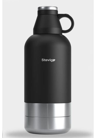 4 Multi-cup Çelik Termos 1,9 Lt. Black St-212 Siyah