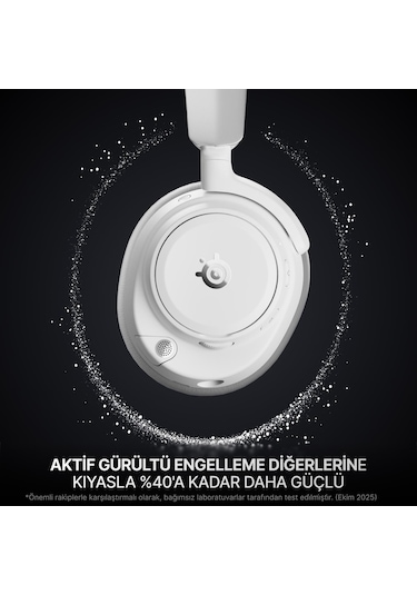 Steelseries Arctis Nova Pro Omni Wireless Ve Bluetooth Hi-res Oyuncu Kulaklığı - Beyaz