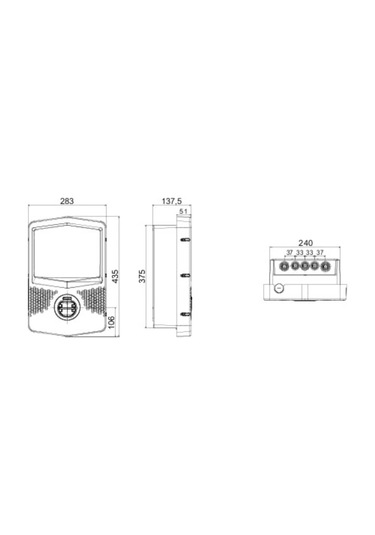 Gewiss GWJ3004R RFID Start T2 Soketli 22 kW Elektrikli Araç Şarj İstasyonu