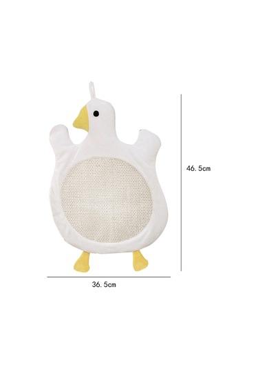 Suntek Kedi Tırmığı Lounge Yatak Tırmık Tahta Pedi Beyaz