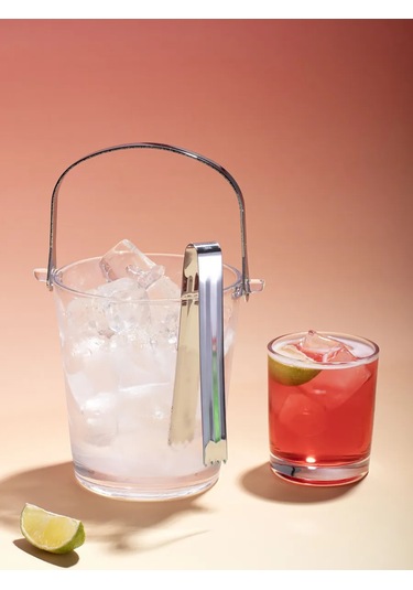 Aura Of Bohemia Hediye Seti 6 Bardak Ve Maşa İle Buz Kovası 108117849 Beyaz