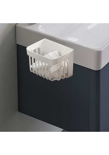 Pazly Suntek Rafı Organizatör Lavabo Duş Dayanıklı Banyo Ag Beyaz