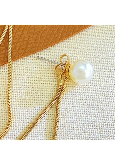 3 Adet/set Takı Seti Yapay İnciler Kolye Küpe Bileklik Seti Ayarlanabilir Zincir Kolye Diğer