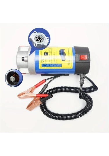 Motion003 24v Yağ Pompası 12v 24v Taşınabilir Araç Elektrikli Yağ Çekici Ham Yağ Sıvı Emme Pompası Otomobil Tekne Yakıt Motor Yağı Sifon Aleti
