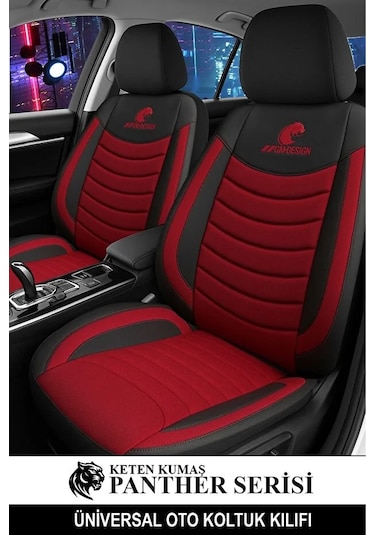 Mitsubishi Challenger W 2.8 Td 140 Hp 1999 Panther Serisi Uyumlu Keten Oto Koltuk Kılıfı Bordo