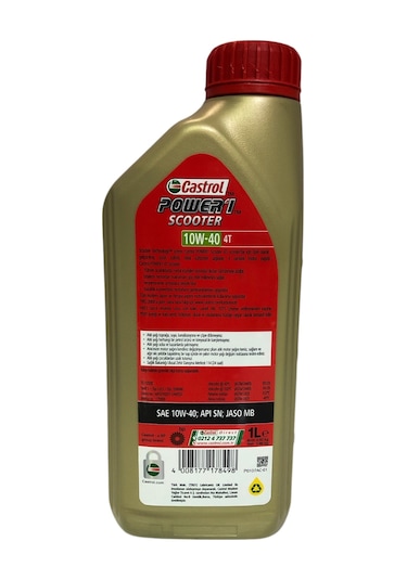 Castrol Power1 Scooter 10w-40 15.03.2024 Tarihli