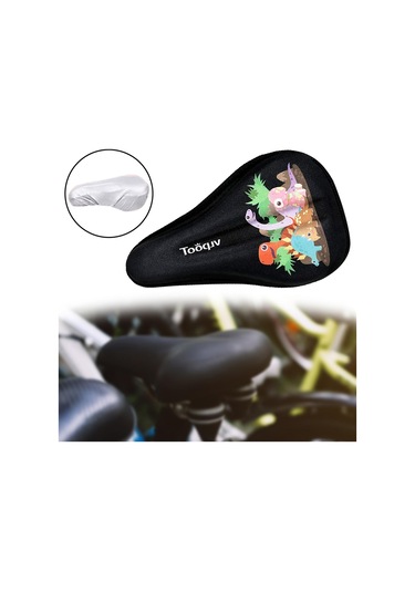 Suntek Çocuk Bisikleti Koltuk Minderi Örtüsü Küçük Siyah-m Siyah