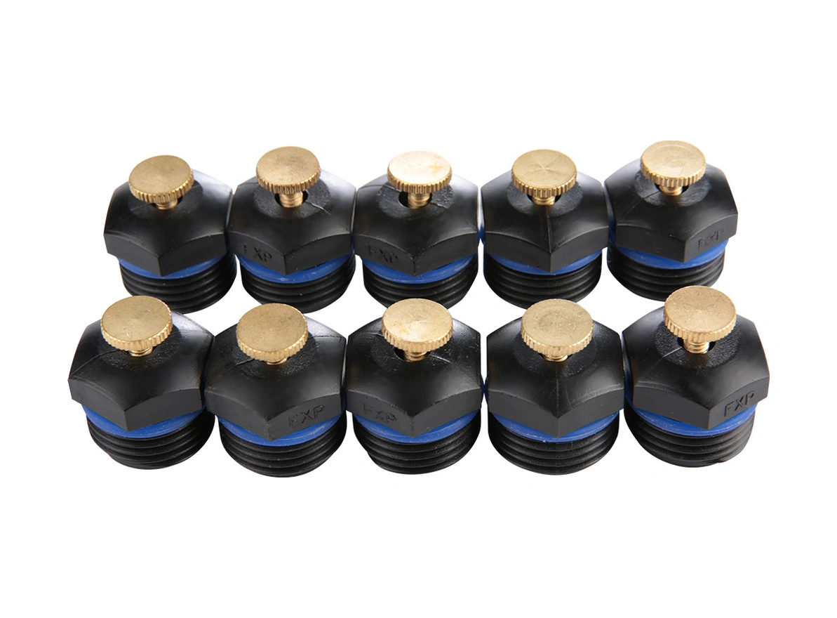 Hangfox 10 Adet Ayarlanabilir Mikro Buharlayıcı, 1/2" Dn15 Tesisatı, 2-6 M Menzil, Tarım Çim Bahçe Sulama, Su Tasarruflu Plastik Damlatıcı