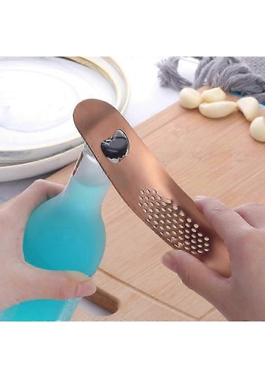 Paslanmaz Çelik Sarımsak Ezici Kıyma Makinesi, Saplı Mutfak Aleti Çok Renkli