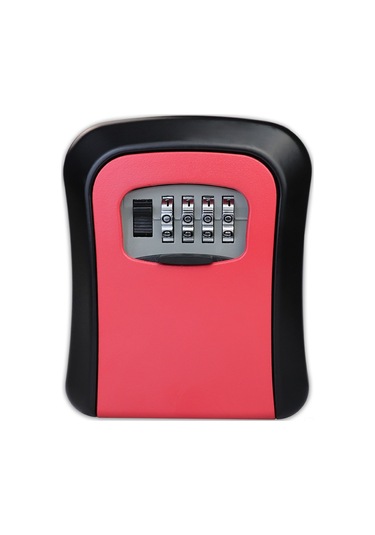 Geeroyoo Gri Tam Metal Ev Anahtarı Kutusu - Konukevi İnşaat Gözlüğü Montajlı Kilitli Kasa, Güvenli Ve Kullanıma Kolay