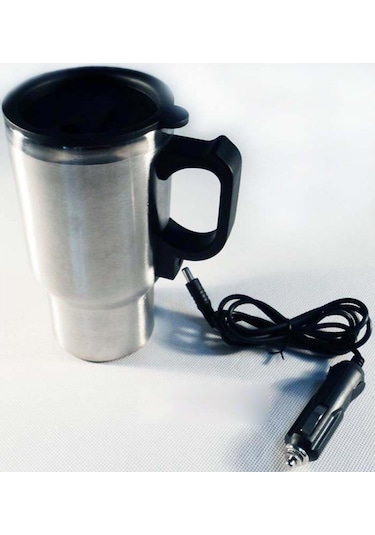 Suntek 12 V Paslanmaz Çelik Araba Isıtmalı Seyahat Kupa