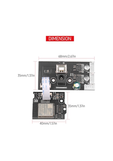 Kosona Tek Kol Gravür Makinesi İçin Ana Kart - İşletim Yazılımı  - Yeşil/siyah Rastgele Teslimat